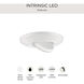 Intrinsic LED 7.25 inch Satin White Flush Mount Ceiling Light in Matte White, Progress LED