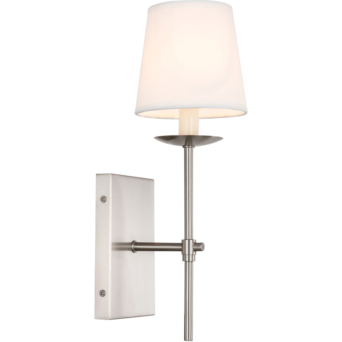 Eclipse 1 Light 5 inch Burnished Nickel Wall sconce Wall Light