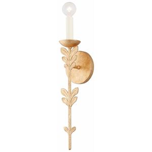 Florian 1 Light 4.75 inch Vintage Gold Leaf ADA Wall Sconce Wall Light
