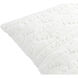 Matthew 18 X 18 inch White Accent Pillow