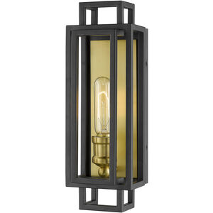 Titania 1 Light 4.75 inch Bronze and Olde Brass Wall Sconce Wall Light