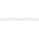 Drop Lens LED LED 5 inch White Linear Flush Mount Ceiling Light