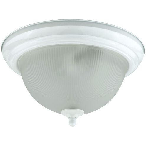 Signature 1 Light 11 inch White Flushmount Ceiling Light