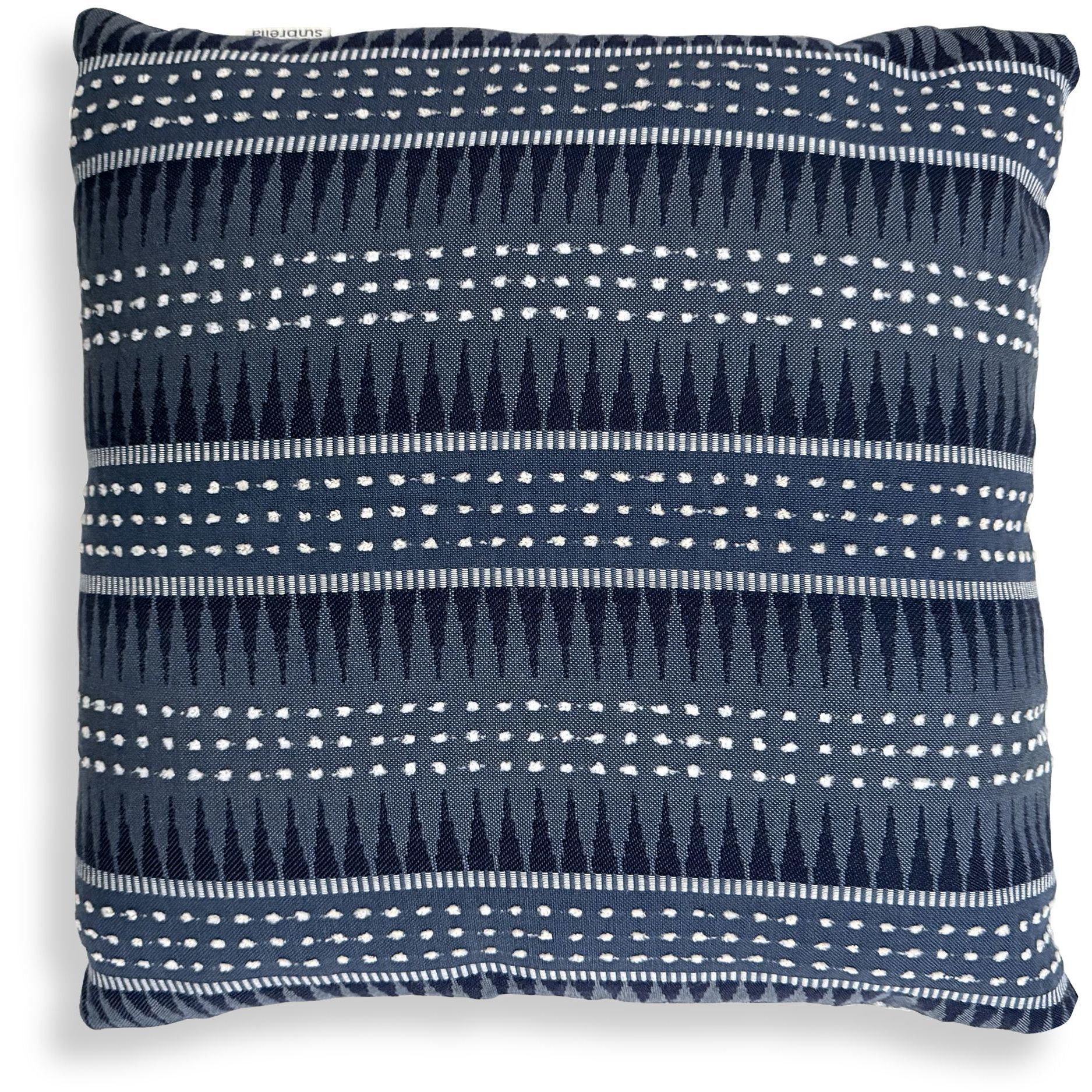 Backgammon 20 inch Denim Outdoor Pillow