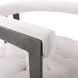 Bantry Cream and Gunmetal Armchair