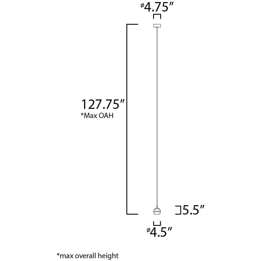 Swank LED 4.5 inch Natural Aged Brass Single Pendant Ceiling Light