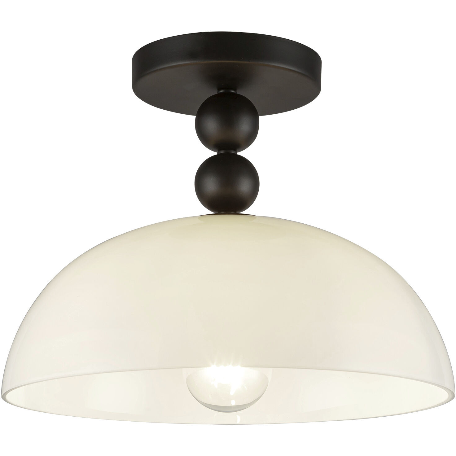 Alora Mood Paisley 1 Light 11.88 inch Semi-Flush Mount