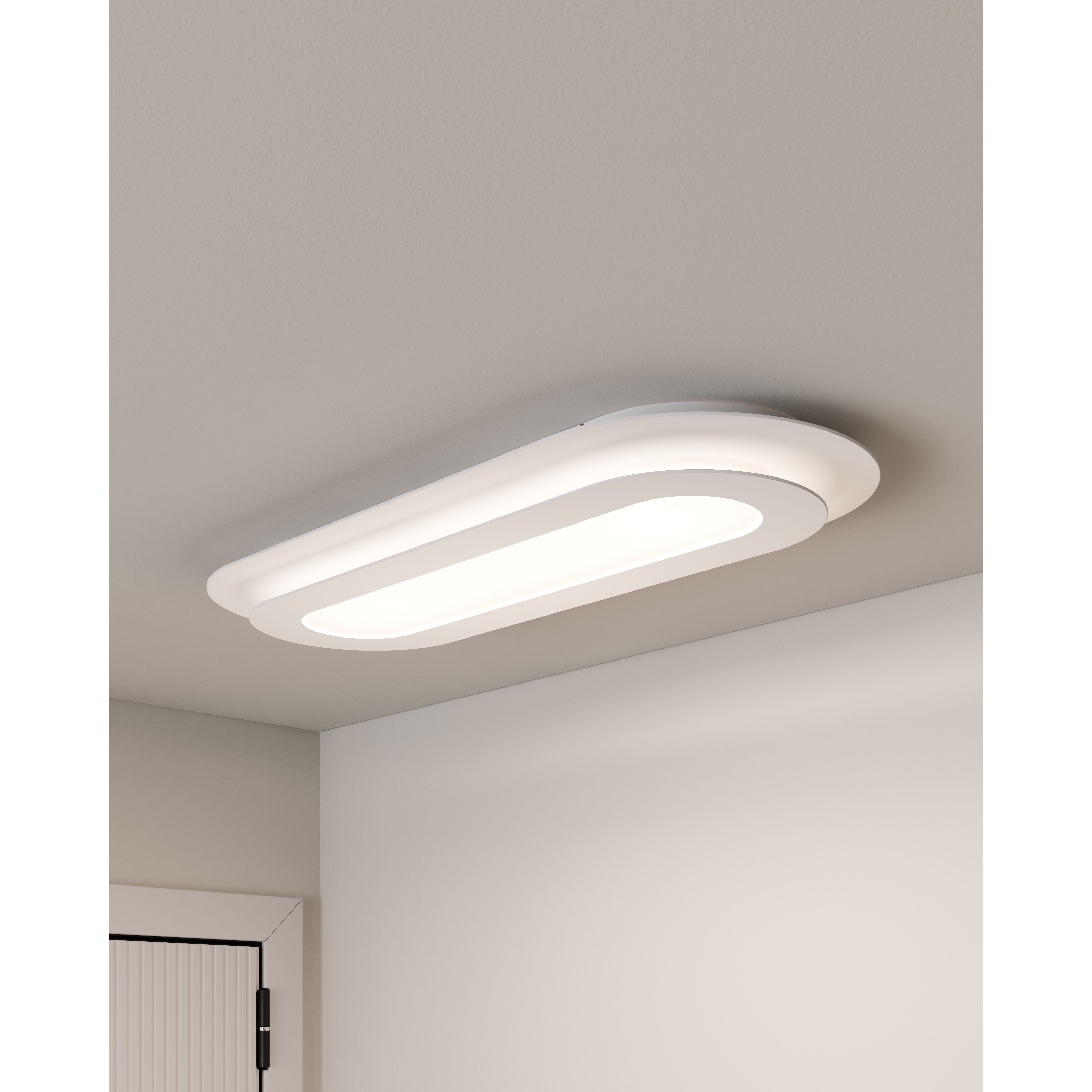 Offset ceiling 2024 light mount