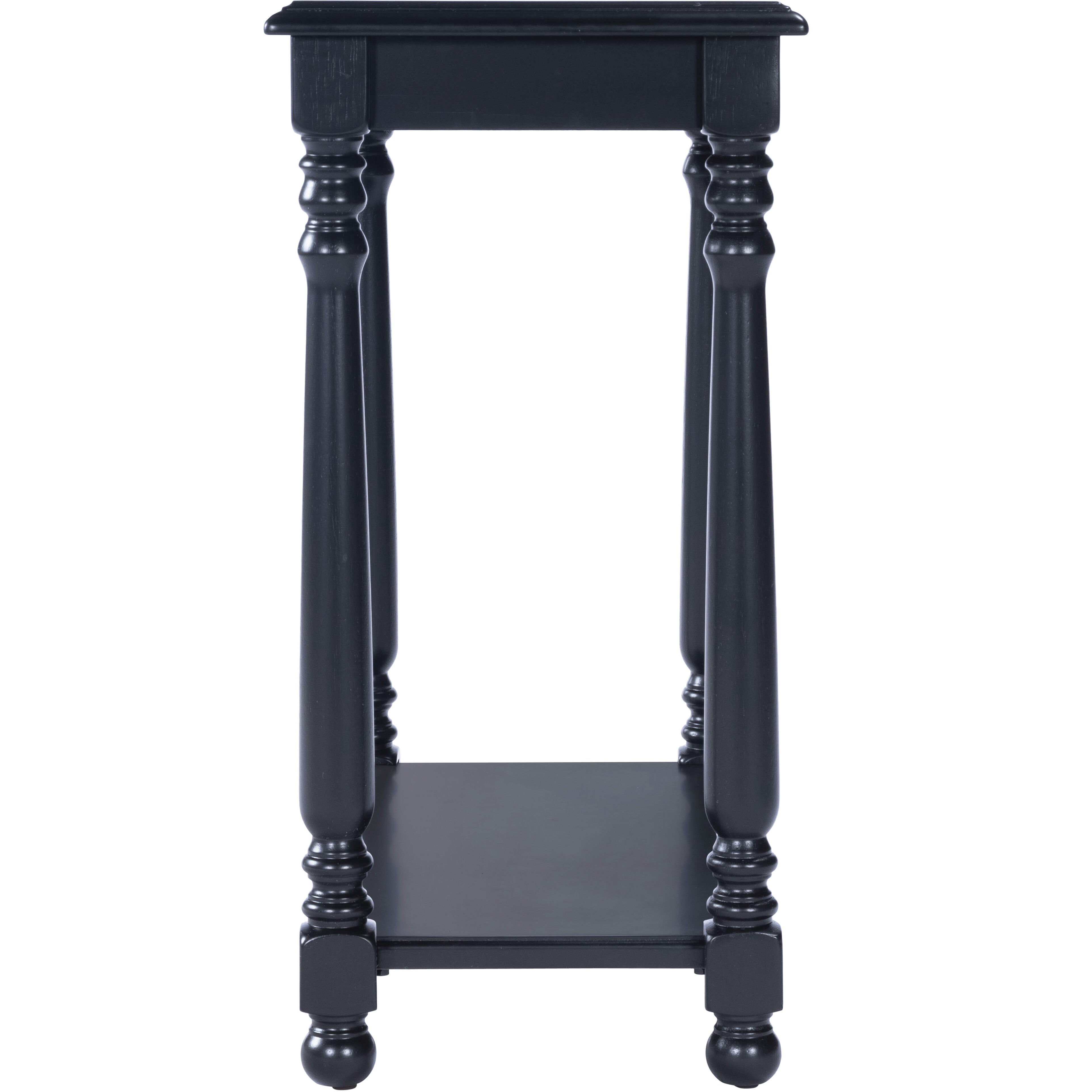 Masterpiece Devane  Black Licorice Chairside Chest