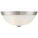 Stella 2 Light 13 inch Satin Nickel Flush Mount Ceiling Light, Essentials
