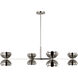 Sean Lavin Shanti 4 Light 44 inch Polished Nickel Chandelier Ceiling Light