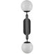 Barbican 2 Light 6.5 inch Oil Rubbed Bronze Bath Sconce Wall Light