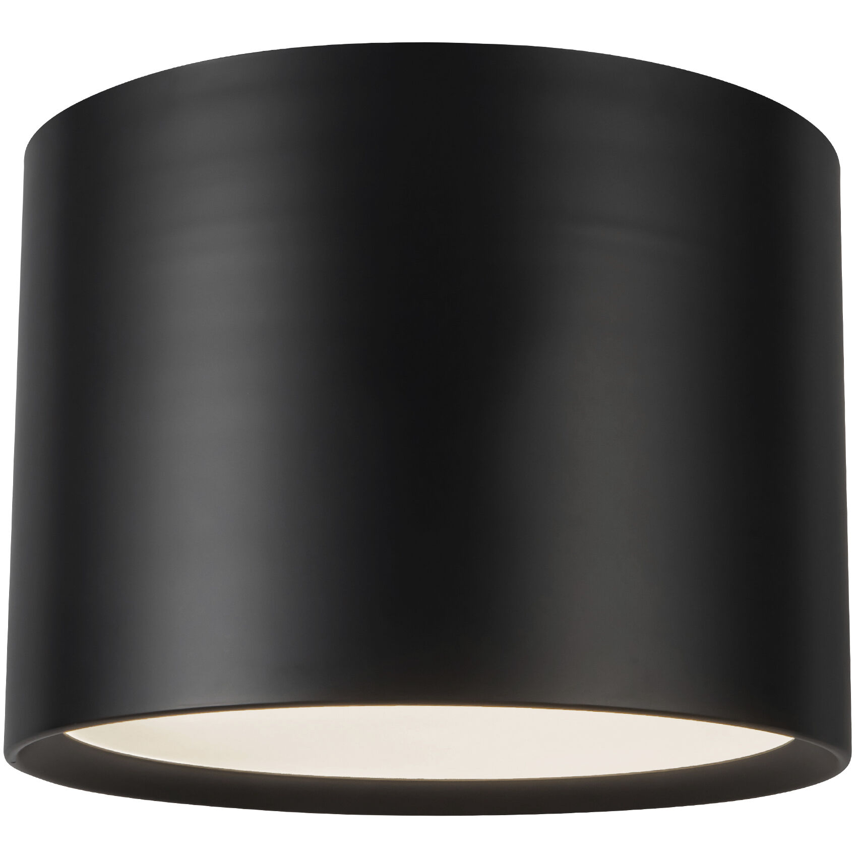 Uma 15.13 inch Black Semi-Flush Mount Ceiling Light