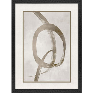 Twisting Paths / Winding Paths Metallic and Neutral Framed Art