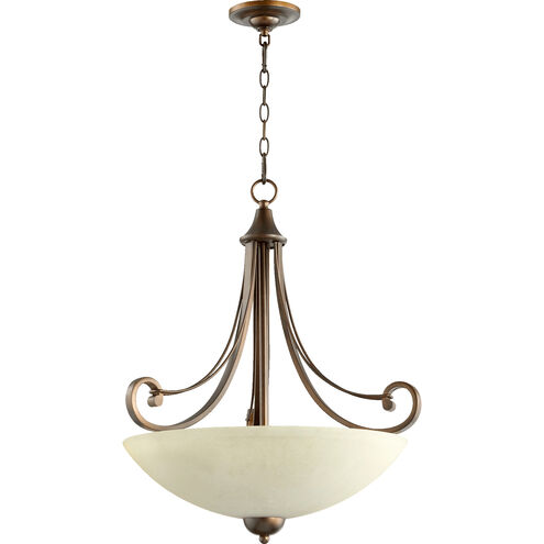 Lariat 4 Light 23 inch Oiled Bronze Pendant Ceiling Light