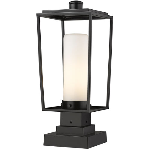 Sheridan 1 Light 19.75 inch Black Outdoor Pier Mounted Fixture