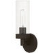 Ludlow 1 Light 4 inch Bronze ADA Single Sconce Wall Light, Single