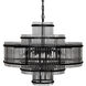 Rowan 8 Light 29 inch Matte Black Chandelier Ceiling Light