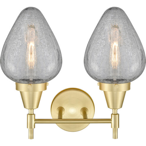 Caden LED 16 inch Satin Brass Bath Vanity Light Wall Light