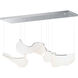 Rinkle LED 16.5 inch Polished Chrome Multi-Light Pendant Ceiling Light