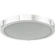 Halo LED 12.9 inch Chrome Flush Mount Ceiling Light