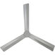 Simple 44 inch Silver Outdoor Ceiling Fan