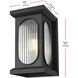 Sevyn 1 Light 14 inch Black Outdoor Wall Sconce