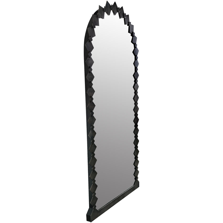 Aya 79 X 40 inch Unfinished Industrial Steel Mirror