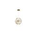 Canada LED 18 inch Gold Pendant Ceiling Light, Gold Aluminum Frame