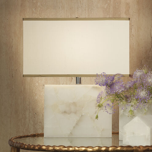 Borealis 24 inch 150.00 watt White Table Lamp Portable Light