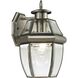 Ashford 1 Light 12 inch Antique Nickel Outdoor Wall Sconce, Small