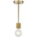 Hexa 1 Light 2.13 inch Vintage Brass Pendant Ceiling Light