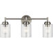 Winslow 3 Light 22 inch Brushed Nickel Wall Mt Bath 3 Arm Wall Light