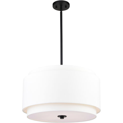 Burnaby LED 20.5 inch Black Pendant Ceiling Light