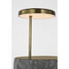 Anne-Marie Barton Lega 36.25 inch 8.00 watt Eclipse Sculpted Side Table Reading Floor Lamp Portable Light