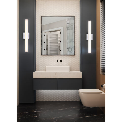 Osten LED 24 inch Brushed Nickel Vanity Light Wall Light