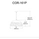 Coral LED 16 inch White Pendant Ceiling Light