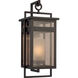 C&M by Chapman & Myers Fairhaven 1 Light 23.45 inch Truffle Outdoor Wall Light