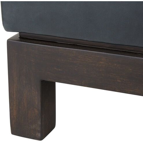 Edmond Ink Leather Chaise