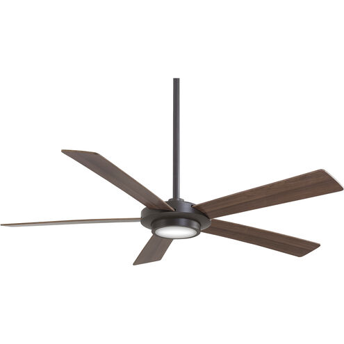 Sabot 52 inch Oil Rubbed Bronze with Medium Maple/Dark Maple Blades Ceiling Fan