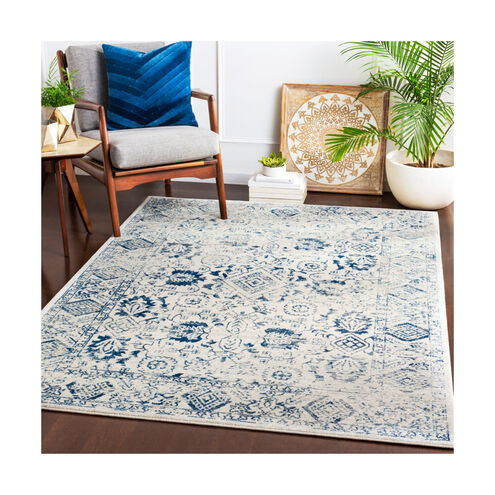Channing 36 X 24 inch Bright Blue Rug, Rectangle