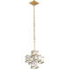 Cubic 1 Light 11.5 inch Calypso Gold Pendant Ceiling Light