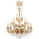 Milano 28 Light Heirloom Gold Chandelier Ceiling Light in Radiance