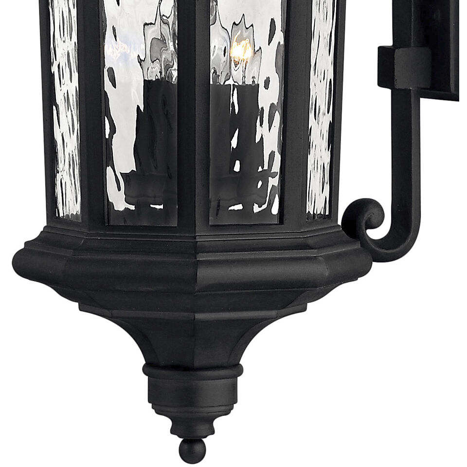 Estate Series Raley LED 32 inch Museum Black Outdoor Wall Mount Lantern, Large