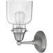 Academy 1 Light 6.5 inch English Nickel with Polished Nickel Indoor Wall Sconce Wall Light