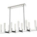 Noemi 10 Light 12 inch Chrome Pendant Ceiling Light