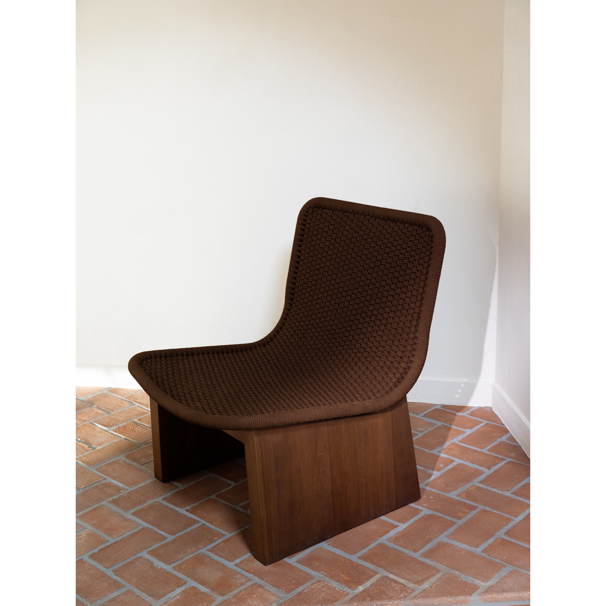 Savanna Brown Outdoor Accent Chair