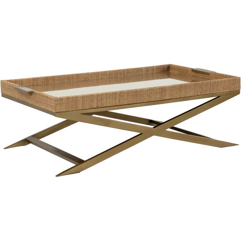 Vieux Carre 49.5 X 16.25 inch Brown Coffee Table