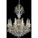 La Scala 10 Light 28 inch Etruscan Gold Chandelier Ceiling Light