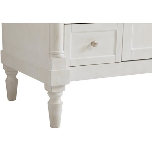 Lexington 48 X 21.5 X 35 inch Antique White Vanity Sink Set